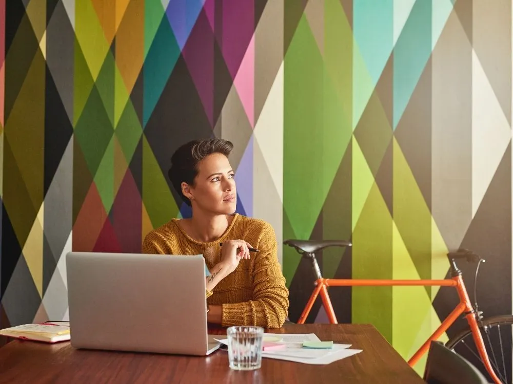 Bold Diamond Pattern Wall