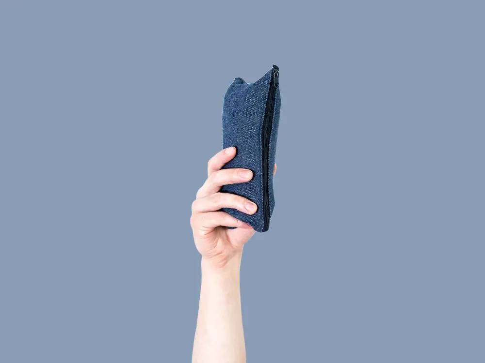 Denim Sunglasses Case