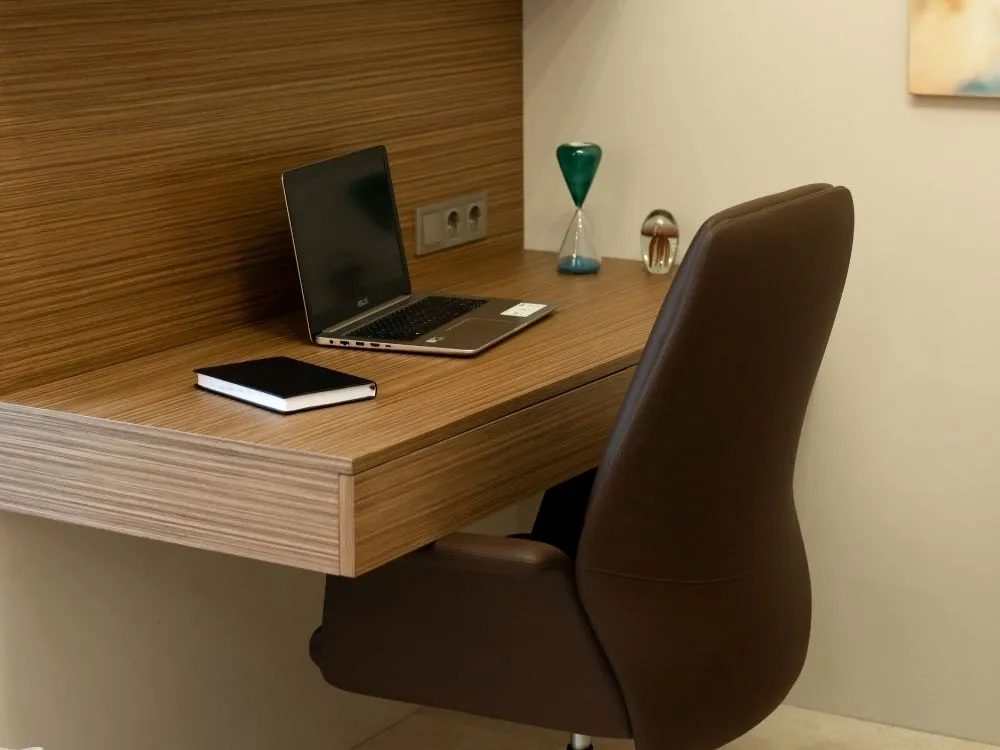 Floating Desk Nook for Small Home office