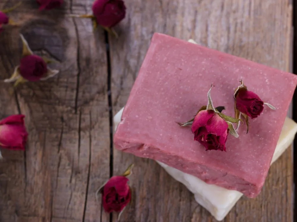 Handmade Rose Clay Soap