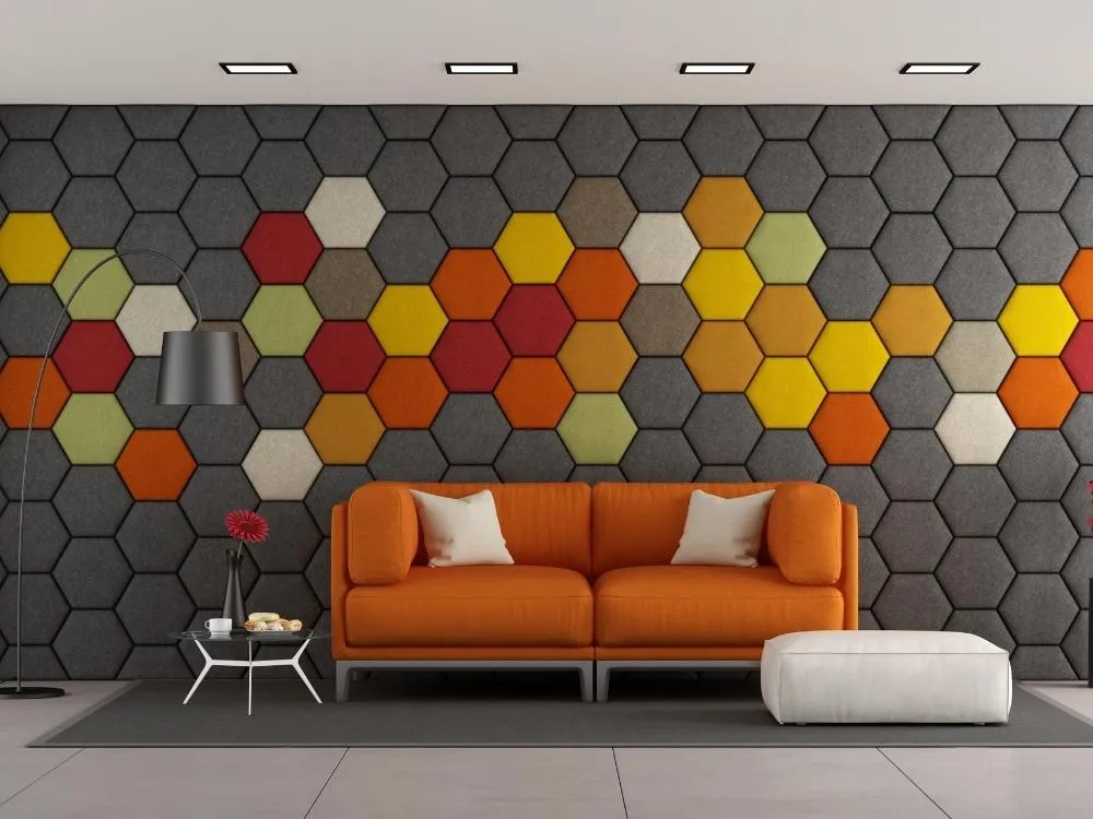 Hexagon Acoustic Art Panel