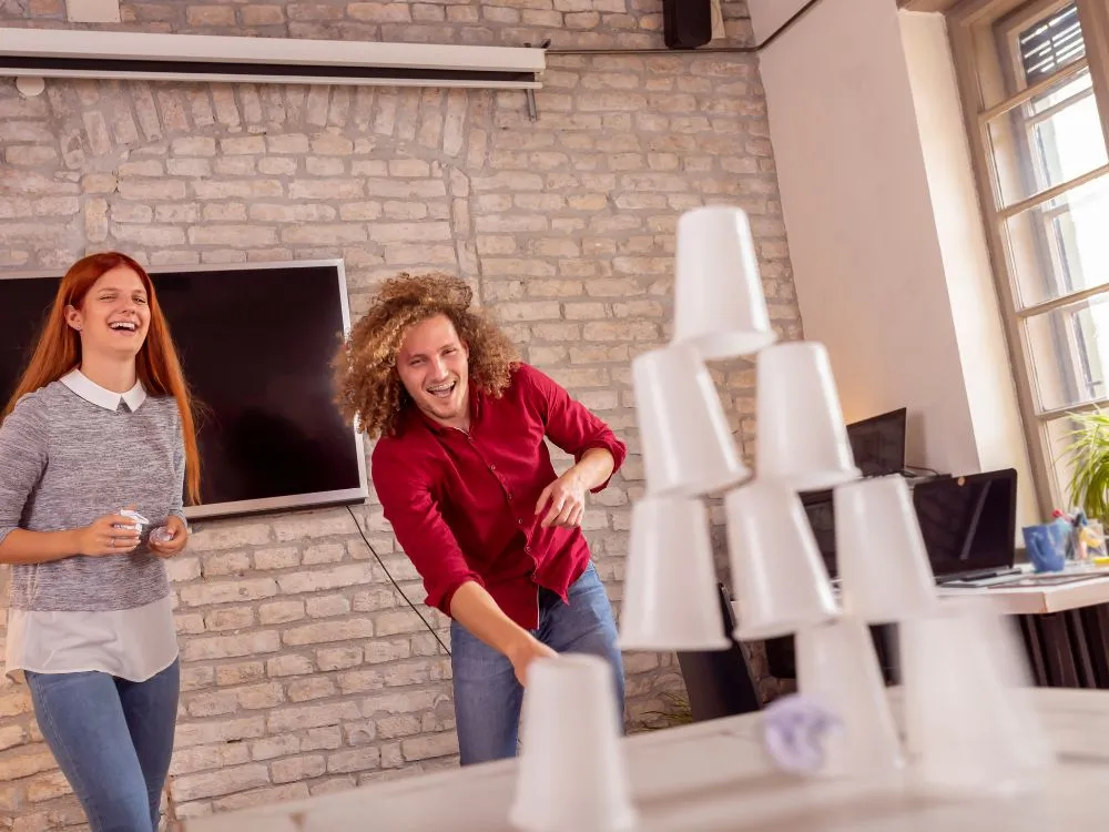 Indoor Bowling with Cups