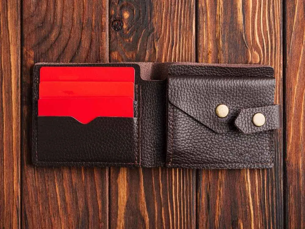 Leather Wallet Gift for Men Coworkers