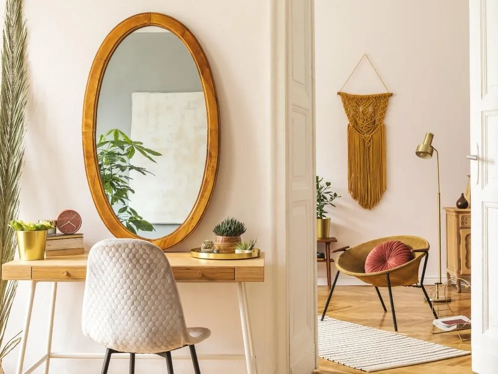 Mirror Placement for Small Home Office