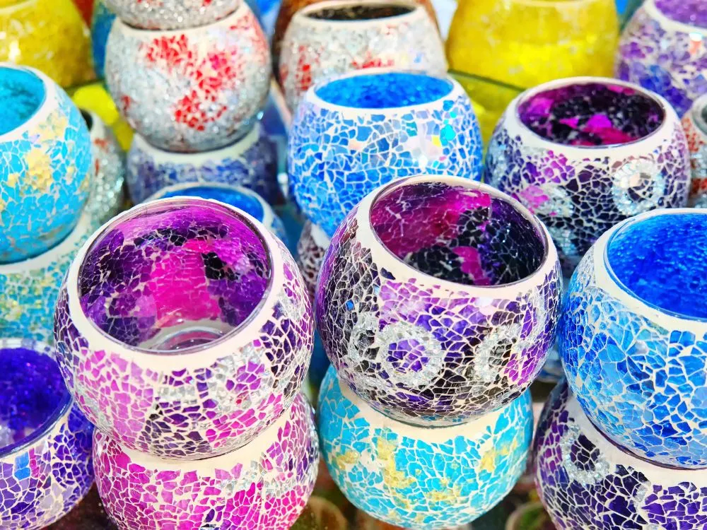 Mosaic Candle Holder