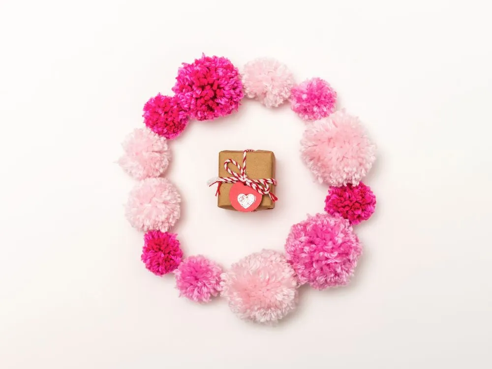 Pom Pom Wreath
