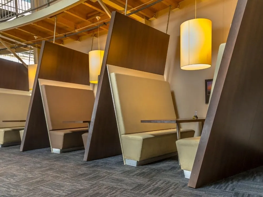 Private Booth Seating for Breakroom