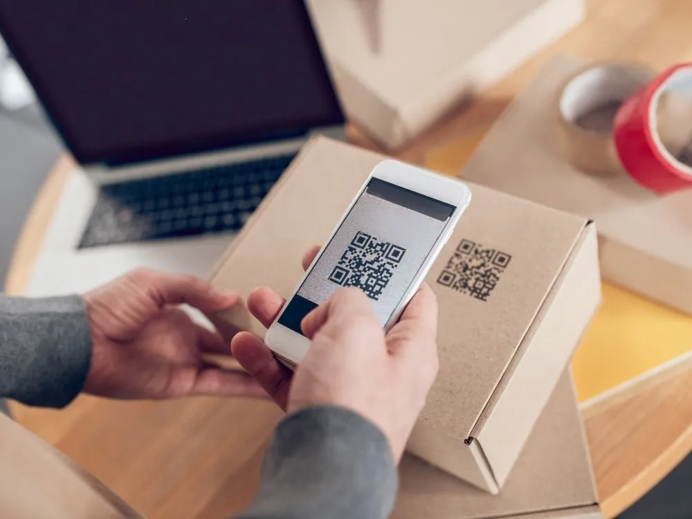 QR Code on Packaging