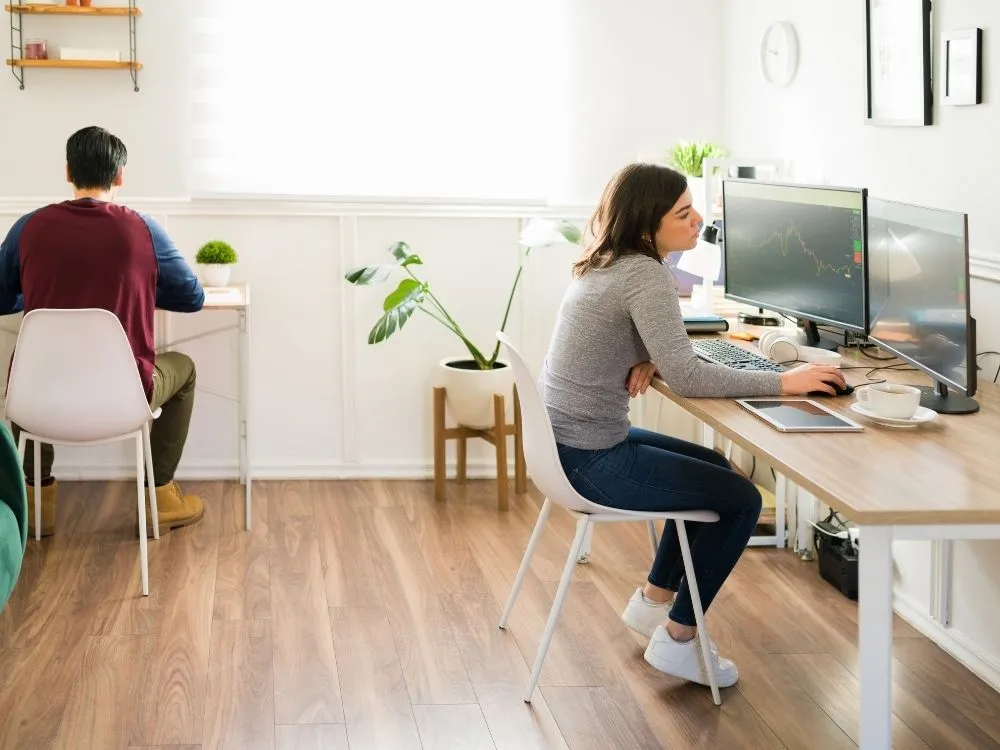 Shared Home Office Setup