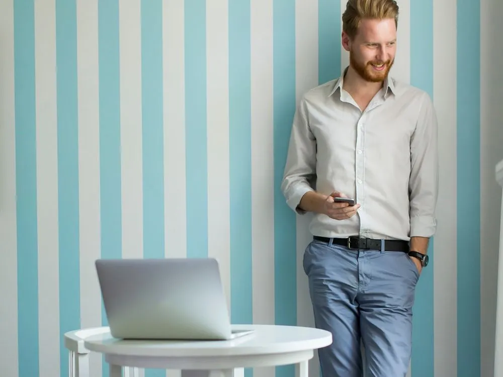 Striped Wall Background