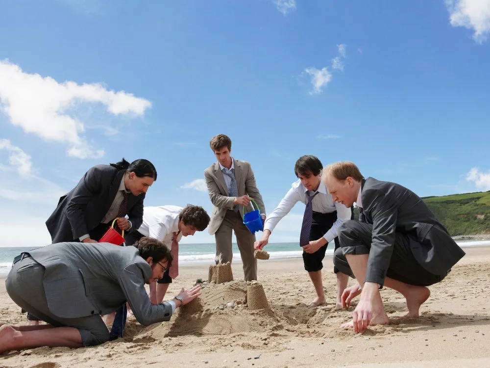 Team Sandcastle Building Game