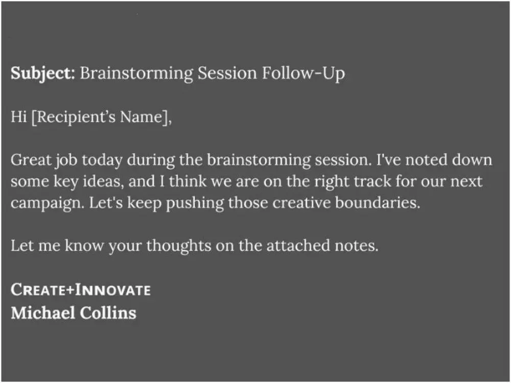 The Word combiner email template