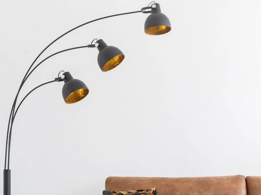 Three-Arm Floor Lamp for Home Office