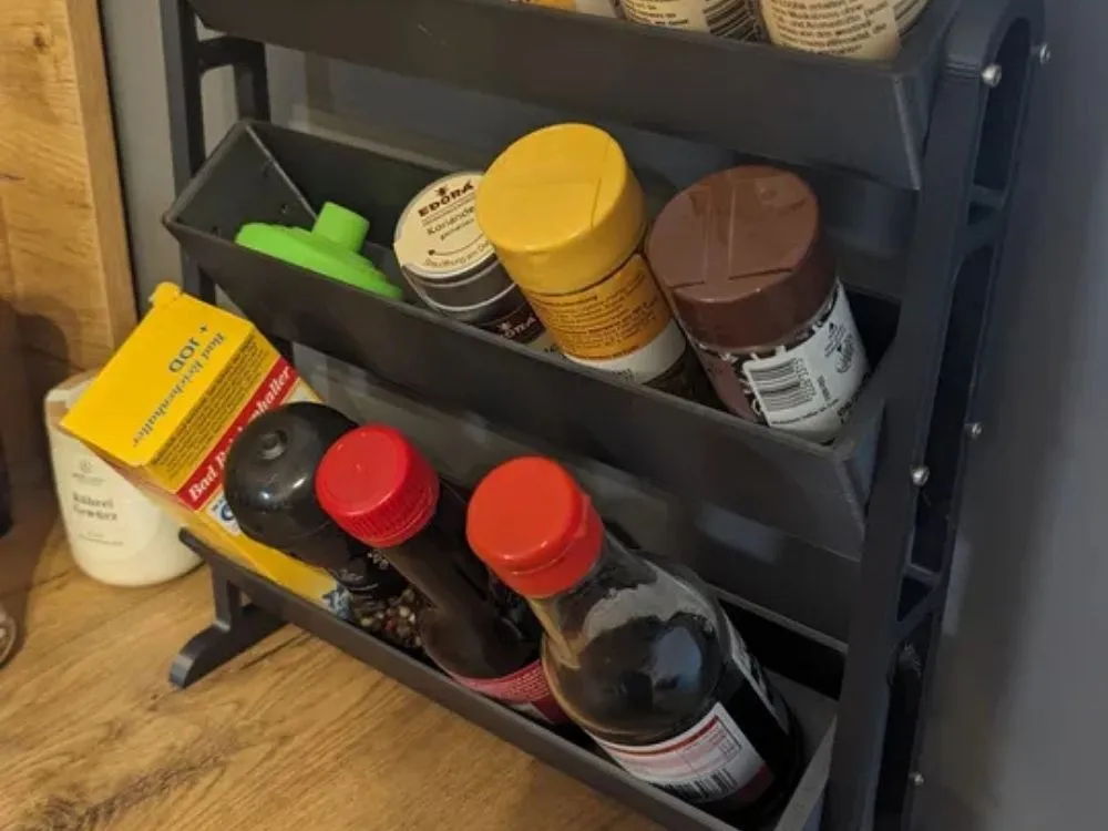 3D-Printed Tiered Spice Rack