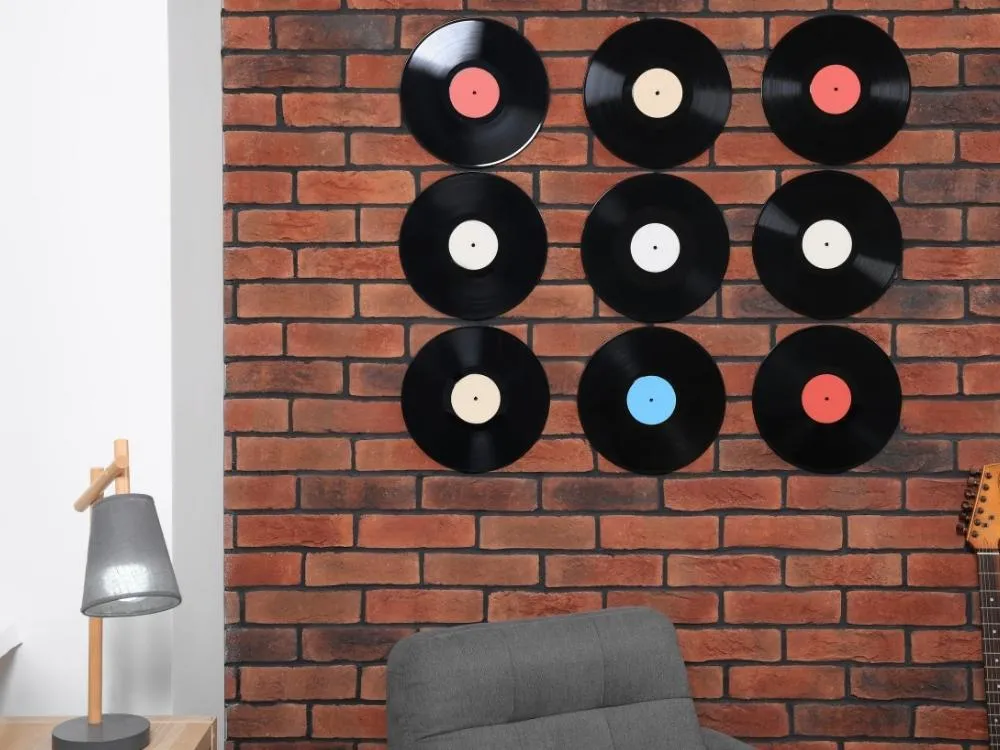 Vinyl Record Wall Display