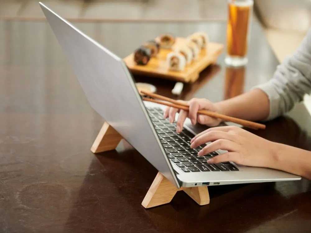 Wooden Laptop Stand