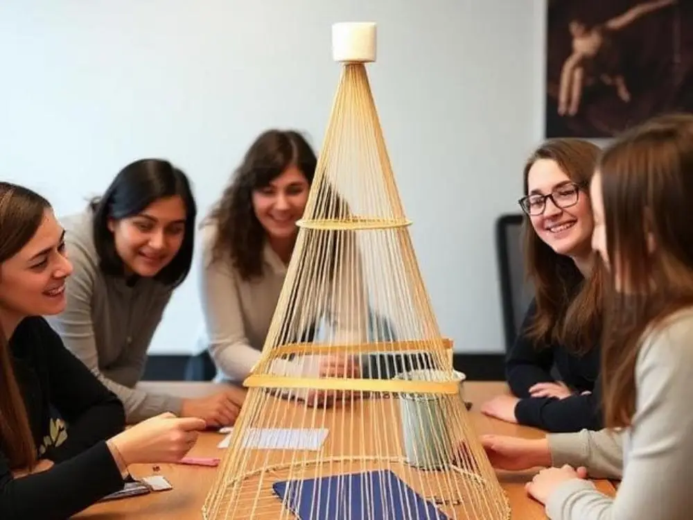 Marshmallow Challenge for Indoor Team Building Game