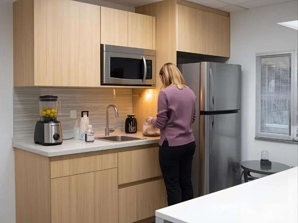 Mini Kitchen with Proper Appliances