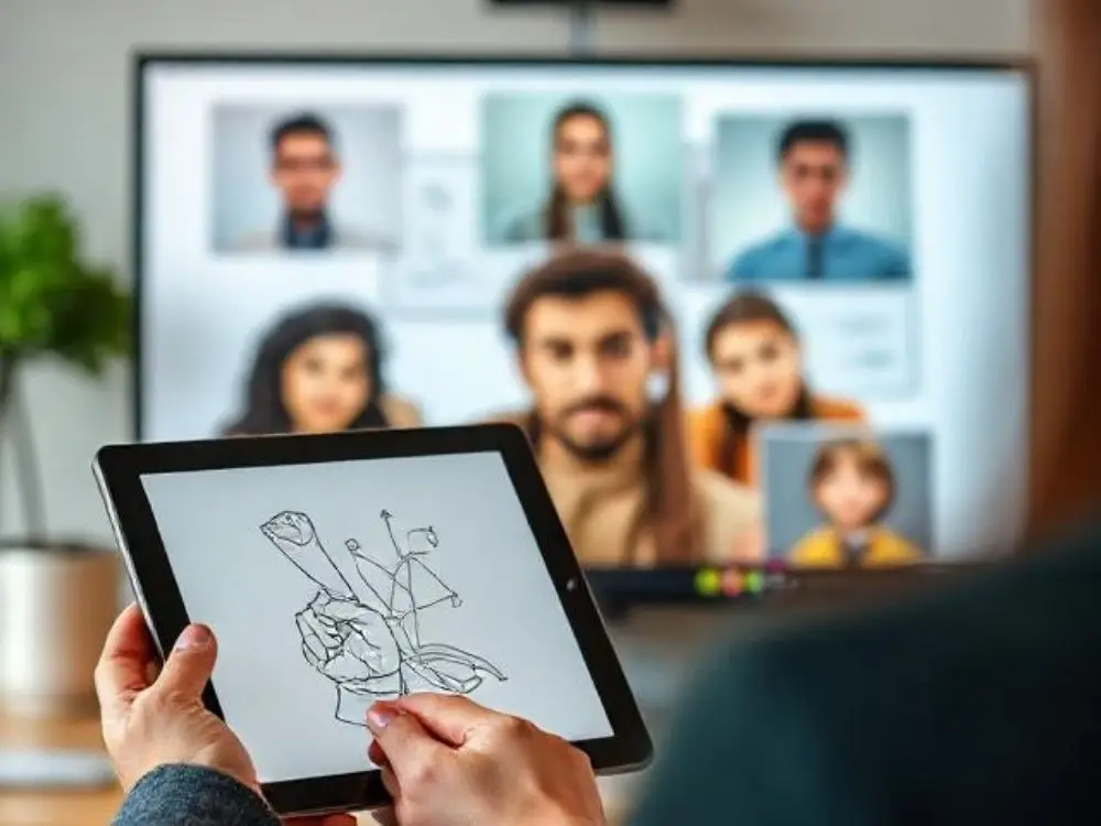 Online Pictionary for Virtual Team Building