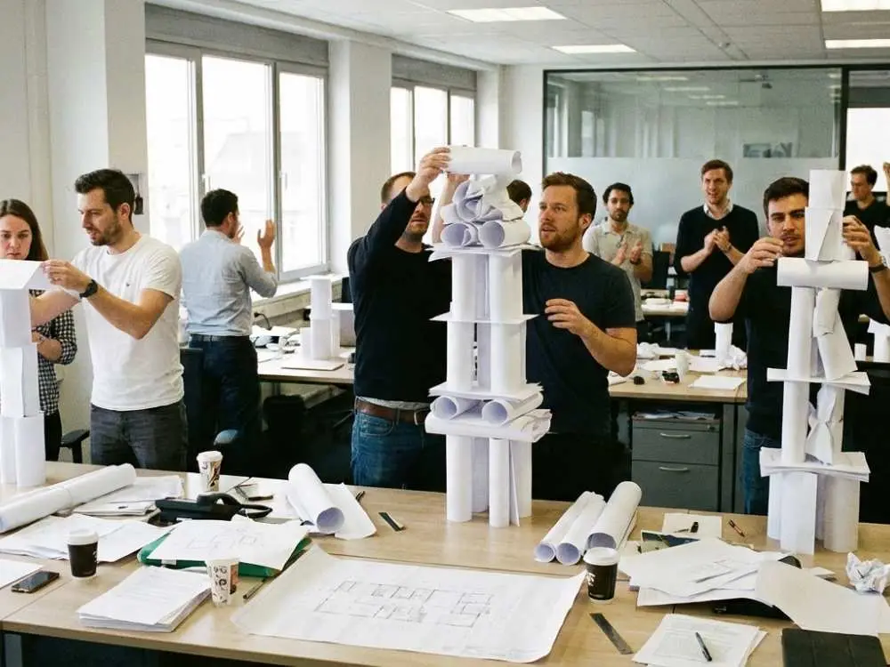 Paper Tower Competition