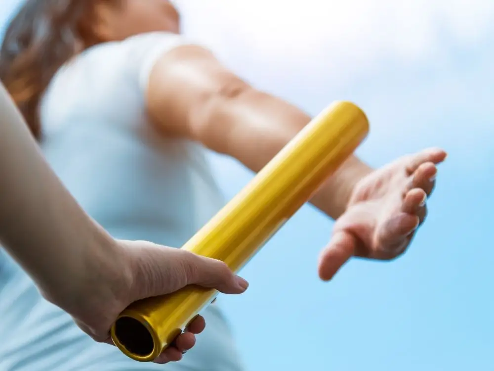 relay race for team building