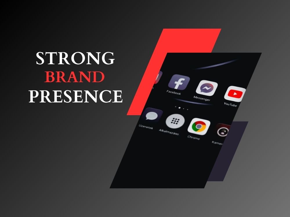 Building a Strong Brand Presence Online - An image showcasing the strategies and elements of establishing a compelling brand presence on the internet.
