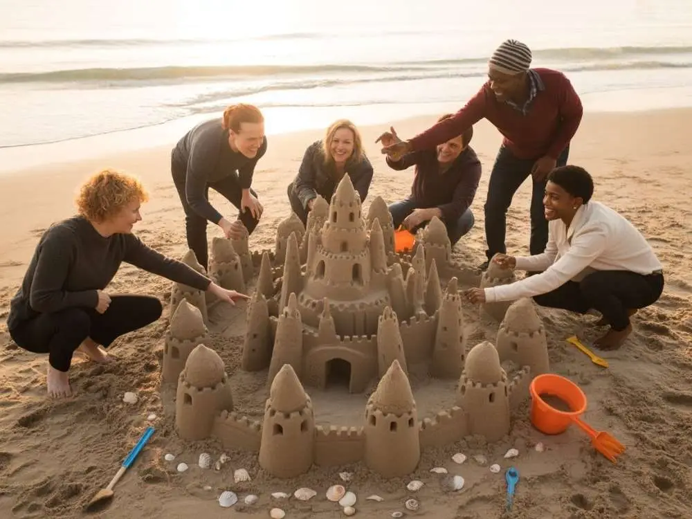Team Sandcastle Building