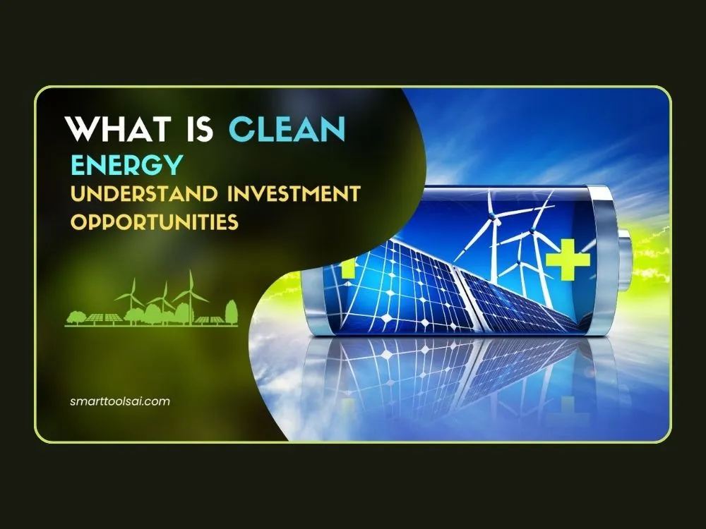Clean Energy and Investment Opportunities - A visual representation introducing the concept of clean energy and its potential for investment.