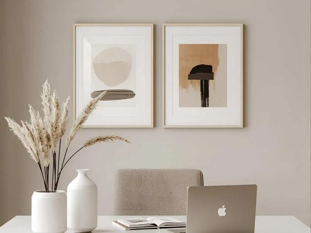 Framed Art or Prints for Virtual Meeting Background