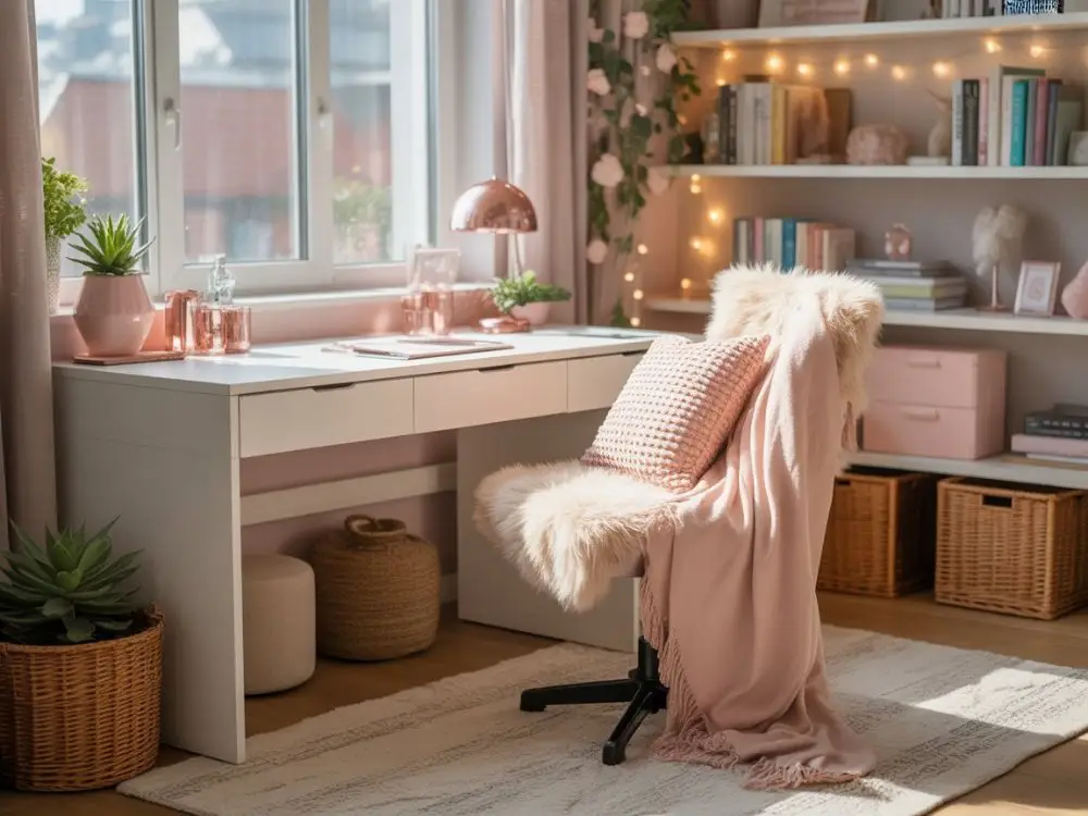 The Cozy Studio Desk Office Layout