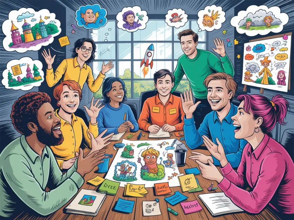 Two-Word Story for Quick Team Building